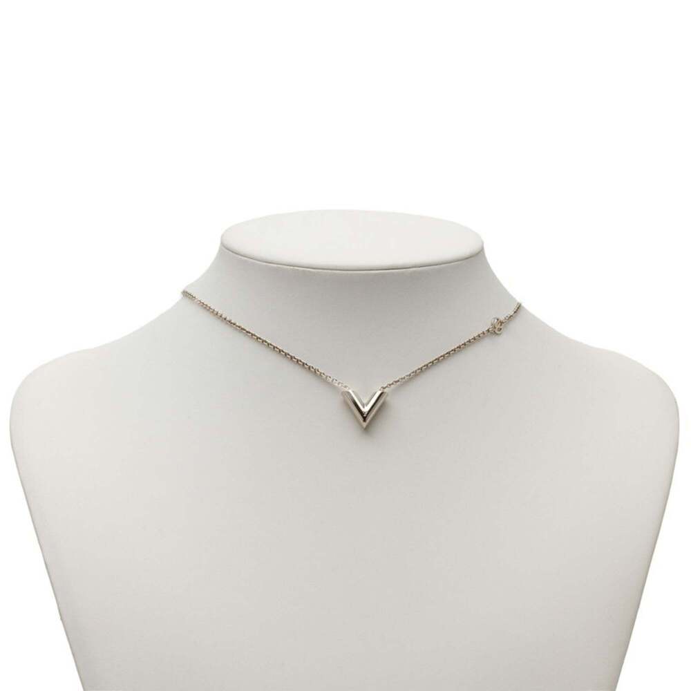 LOUIS VUITTON Silver Necklace - Picture 6 of 6